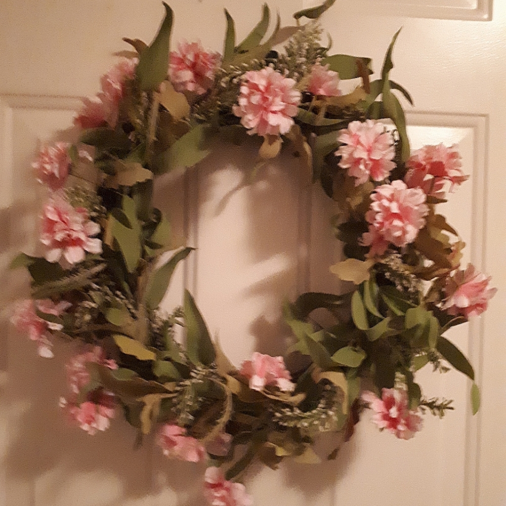 Flower door wreath